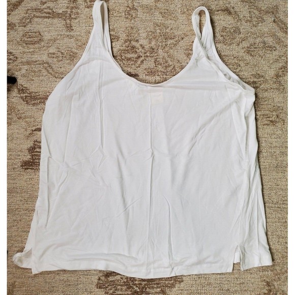 Soma Soft Modal Tank Top Scoop Neck Ivory White sz 2X - Picture 5 of 5